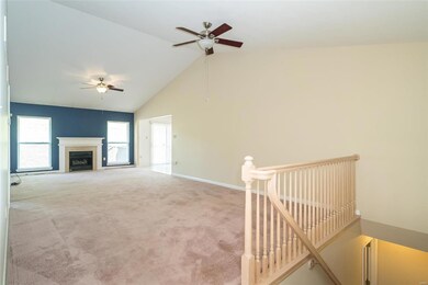 Open staircase to finished lower level
