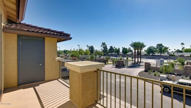 Large private patio