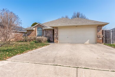 Single story home with a front facing garage