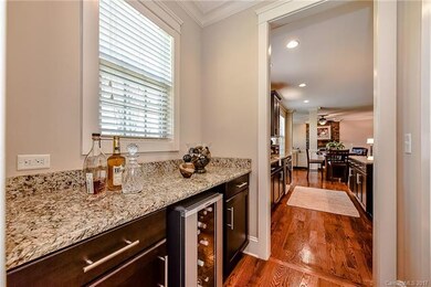 Butler's pantry with space for wine fridge