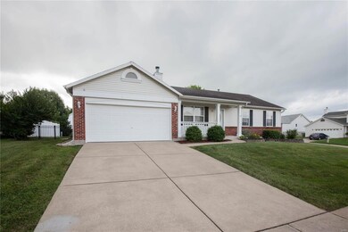 2 car garage and covered front porch