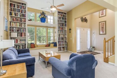 Formal Living room - custom shelving