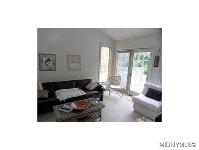 Family room w/sliders to deck