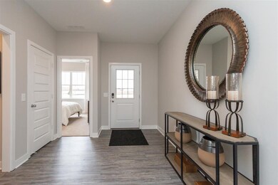 The Ashbury has a wide foyer to allow for multiple