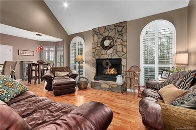 Relax by the cozy fireplace.