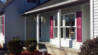 Sunny, side entry with foyer area...