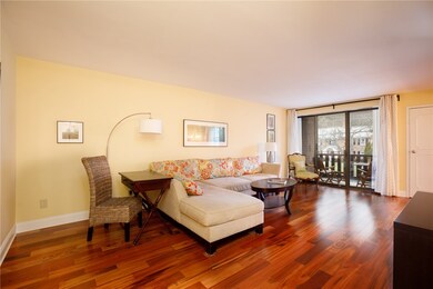 Living room - Brazilian Cherry hardwood floors - c