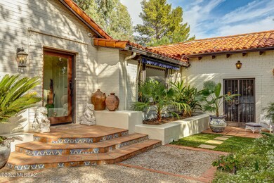 Front courtyard entry