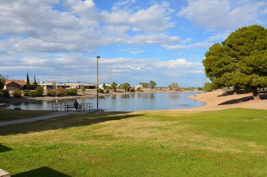 Park Lake around corner