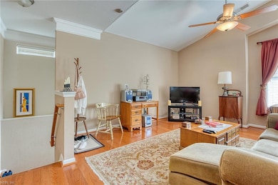 Gleaming hardwood floors