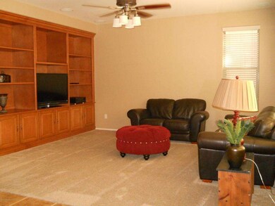 Family Room with Built-in Entertainment