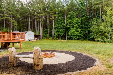 Fire pit for outdoor family time.