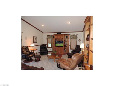 Partial view of the family room addition.  Note th