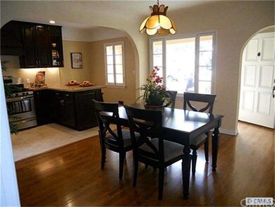 Oversized dining room open to kitchen