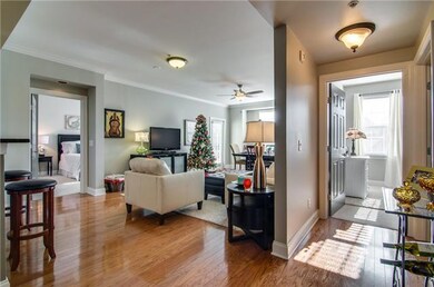Living Room with hardwood floors