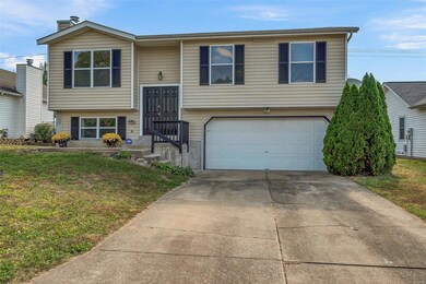Spacious two car garage and long driveway offers p