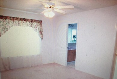 Master Bedroom with full bath and walk in closet!