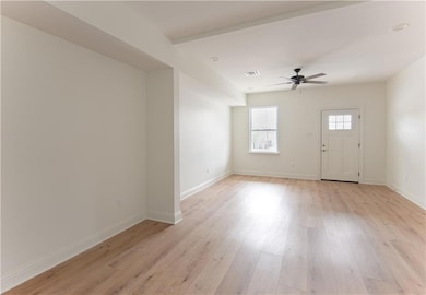 Living area and dining area