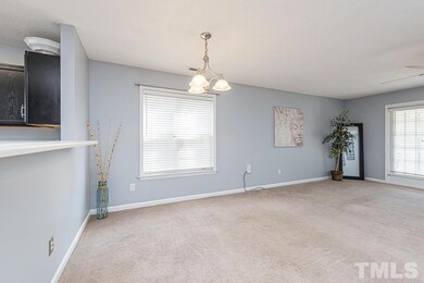 Dining Area has double windows.