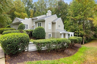 Corner unit with wonderful view of the woods.