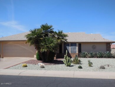 Front of home and double car garage