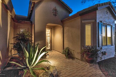 Front night view entry