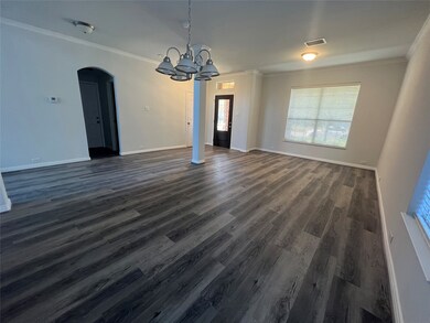 formal dining and living space