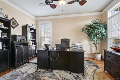 Main Level Office with Double Glass Doors