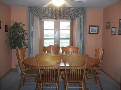 Formal dining room - note doors to patio