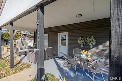 View of patio / terrace with virtual staging