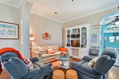 Living Area with Charming Built-Ins! The Size of t