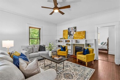 Den with second fireplace, a great second living area.