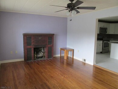 Fireplace in LR