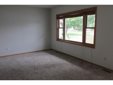 For a smaller home the living room is a nice size 