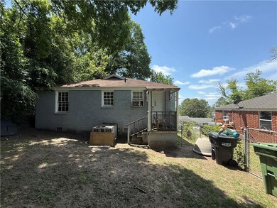 View of back of property
