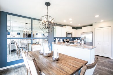 Model home pictured- features and options will var