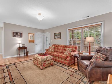 Cozy, spacious living room.