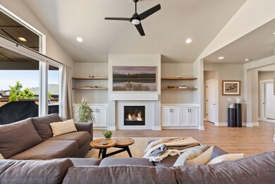 Great room fireplace