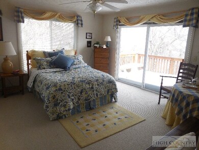 Spacious master Bedroom with Private View Deck