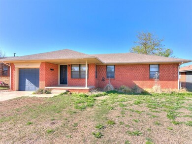 Single story home with concrete driveway, an attac