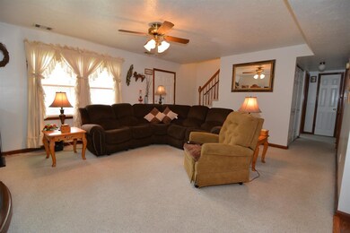 Large open family room with natural light.