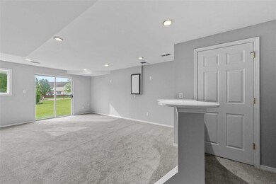 Rec room/Family room in the walk out basement.