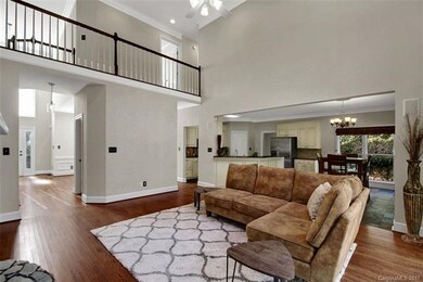 Great Room with view into Kitchen