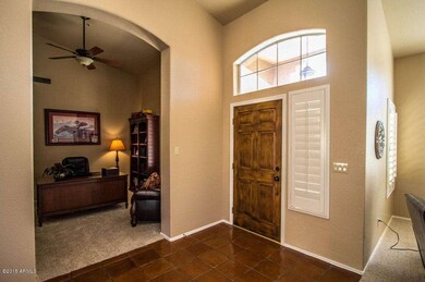 Office right off the foyer