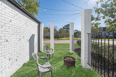 Private patio right outside the seconday downstairs bedroom or office