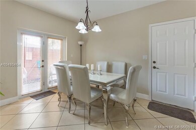 Dining room leads out to patio
