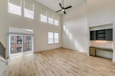 Unfurnished living room featuring light wood-style