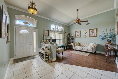 Bright Light and Crown Molding EVERYWHERE