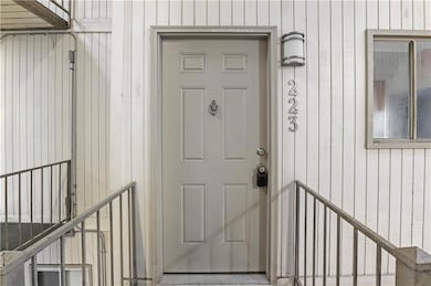 Enter door to condo village.