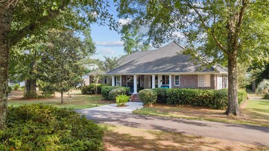 View of front of property with covered porch
